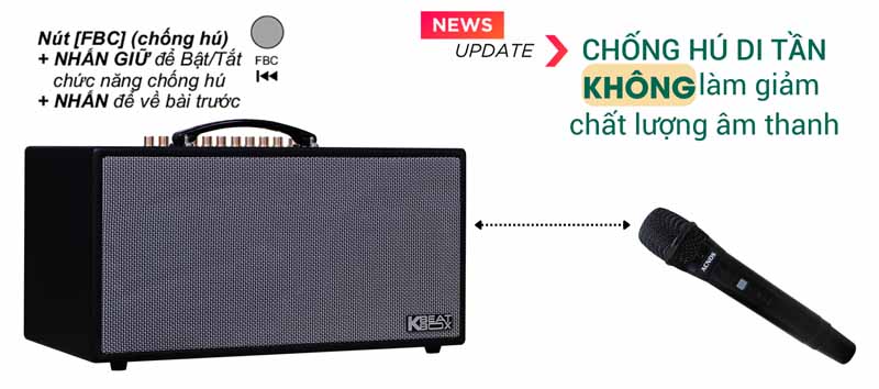 Loa karaoke xách tay Acnos NL4501 ULTRA - Hàng chính hãng