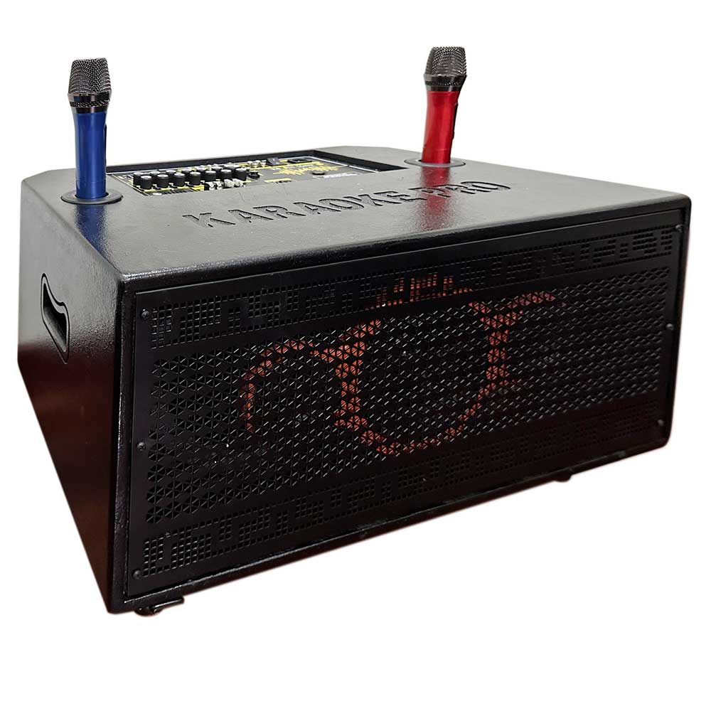 Loa xách tay bass đôi 25cm Karaoke Pro Audio V216HQ - Hàng chính hãng