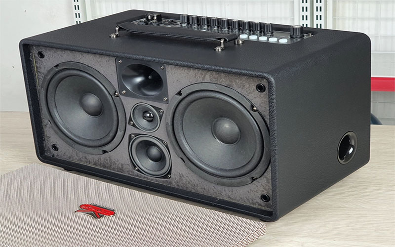 Loa xách tay bass đôi Ladomax X-216(DSP) - Hàng chính hãng