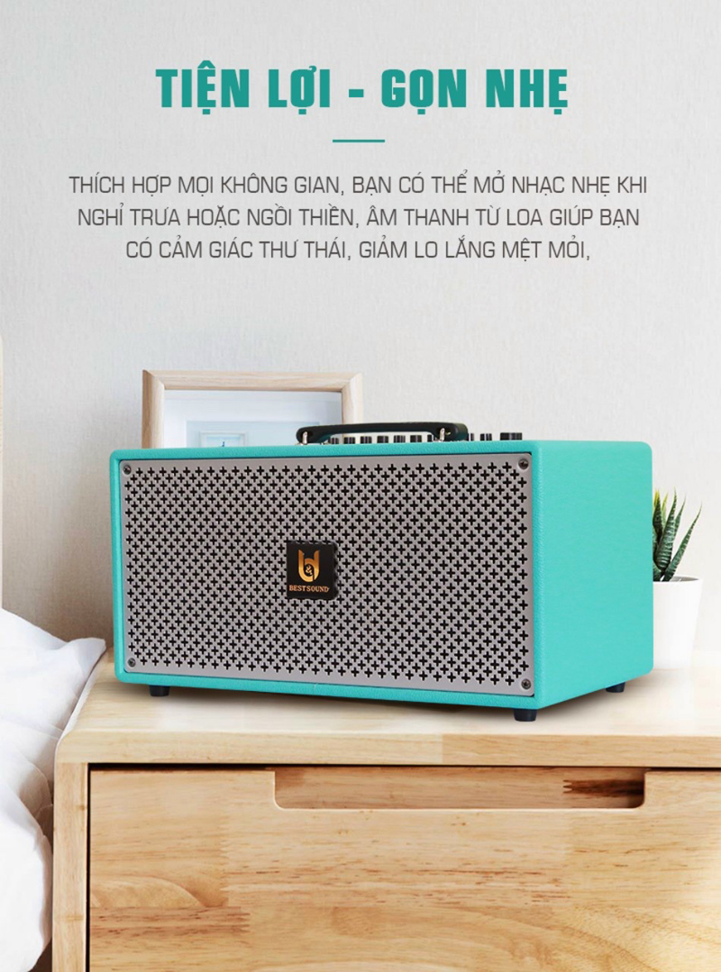 Loa xách tay BestSound M6 - Hàng chính hãng