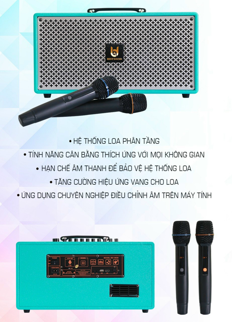 Loa xách tay BestSound M6 - Hàng chính hãng