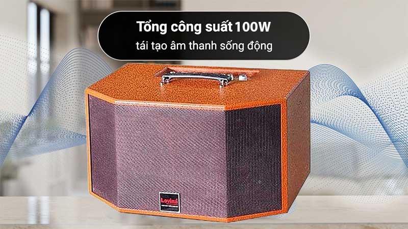 Loa xách tay di động Lovina KB207 - Hàng chính hãng