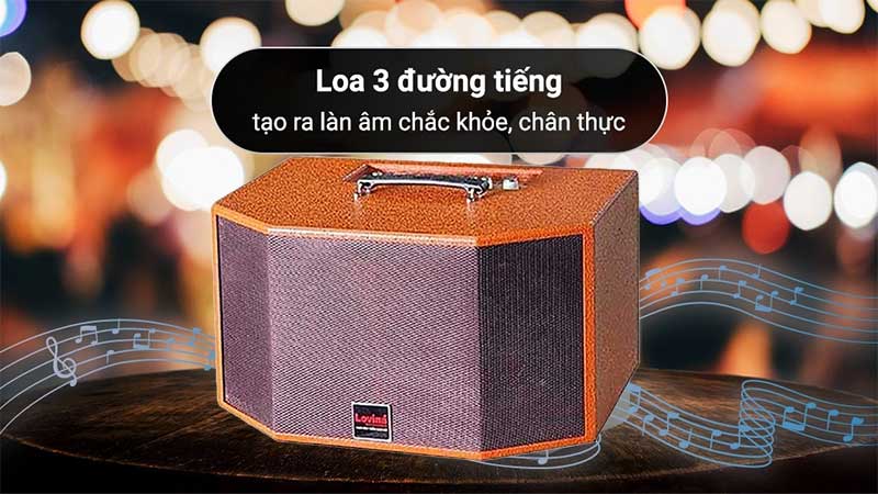 Loa xách tay di động Lovina KB207 - Hàng chính hãng