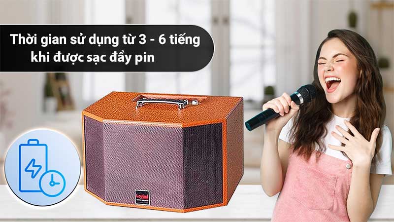 Loa xách tay di động Lovina KB207 - Hàng chính hãng