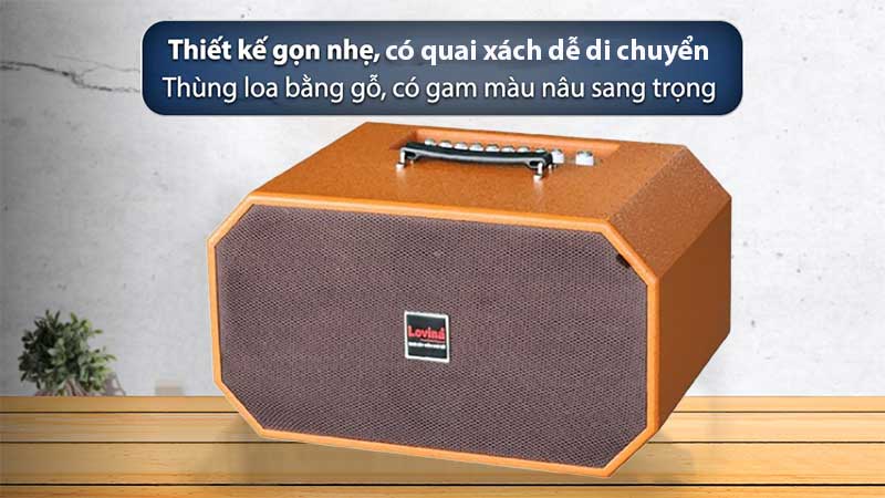 Loa xách tay di động Lovina KB208 - Hàng chính hãng