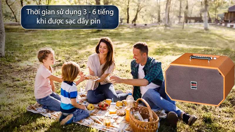Loa xách tay di động Lovina KB208 - Hàng chính hãng
