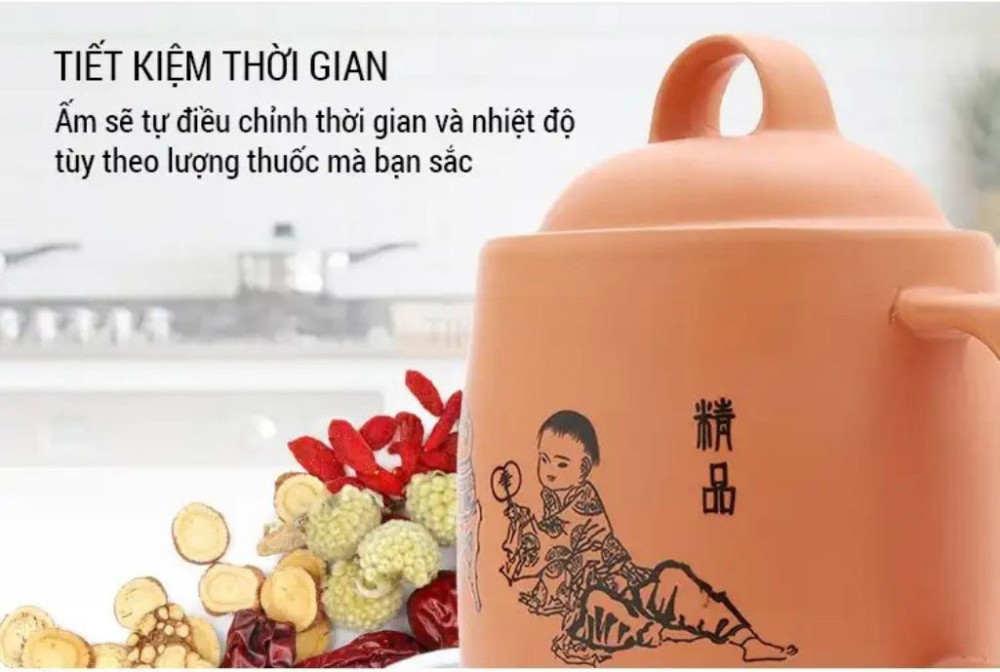Ấm sắc thuốc điện Fujika FJ-CK33K7 - Hàng chính hãng
