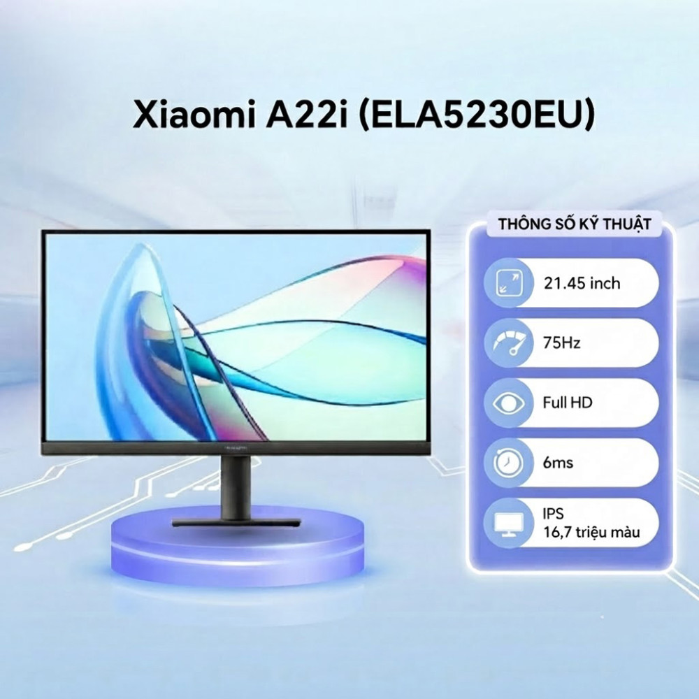 Màn hình Xiaomi Monitor 22 inch A22i ELA5230EU - Hàng chính hãng