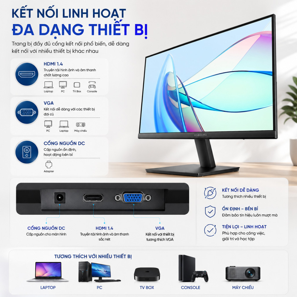 Màn hình Xiaomi Monitor 22 inch A22i ELA5230EU - Hàng chính hãng