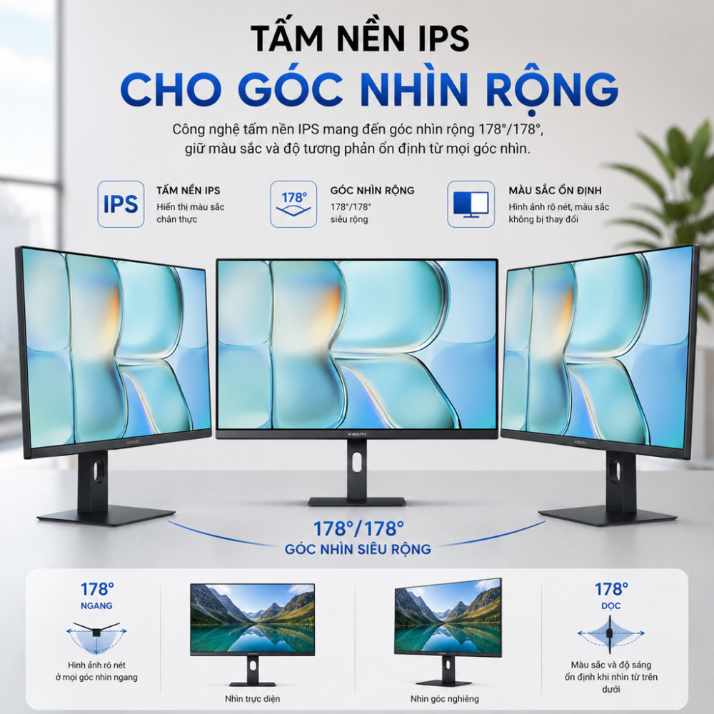 Màn hình máy tính Xiaomi A24i 2026 ELA6416EU - Hàng chính hãng