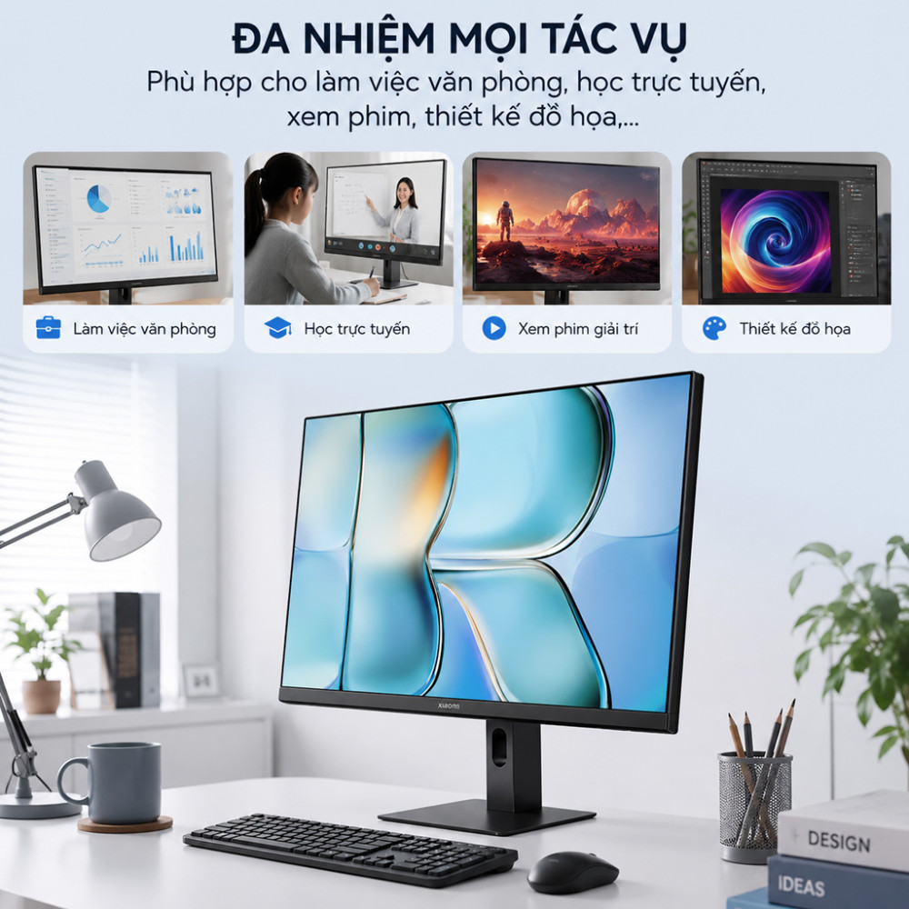 Màn hình máy tính Xiaomi A24i 2026 ELA6416EU - Hàng chính hãng