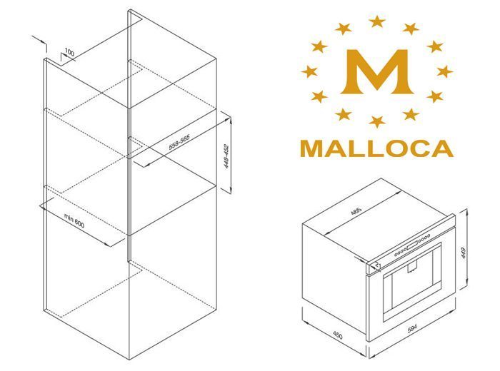 Máy pha cà phê Malloca MCF35-IX03 - Hàng chính hãng