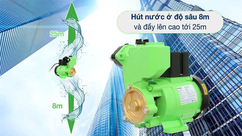 Máy bơm nước chân không Kangaroo KGWP200 - Hàng chính hãng