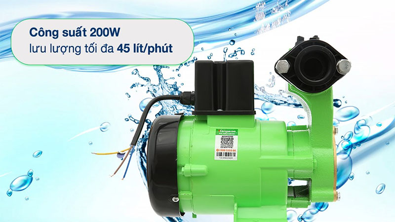 Máy bơm nước chân không Kangaroo KGWP200 - Hàng chính hãng