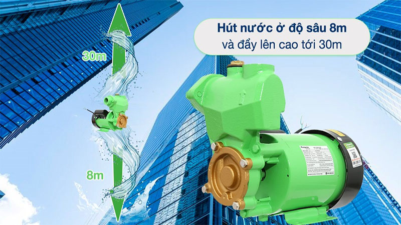 Máy bơm nước chân không Kangaroo KGWP370B - Hàng chính hãng