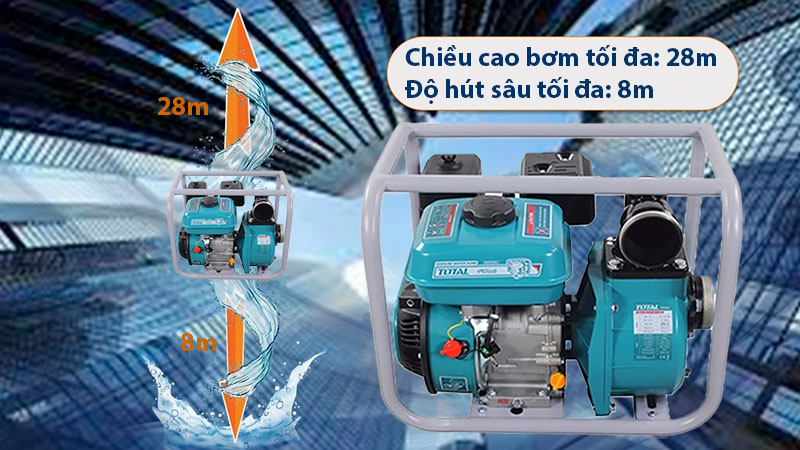 Máy bơm nước chạy dầu Diesel Total TP5302 - Hàng chính hãng