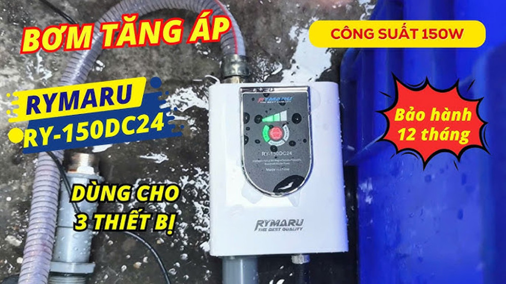 Máy bơm tăng áp Rymaru RY-150DC24 - Hàng chính hãng