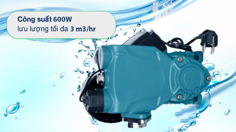 Bơm tăng áp điện tử Toboki K-600A 600W - Hàng chính hãng