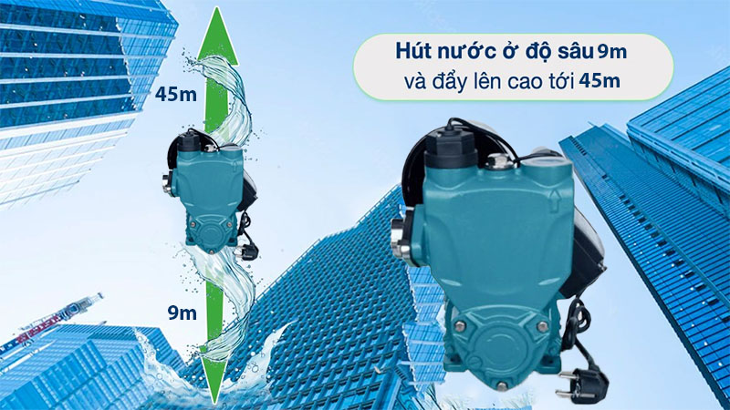 Bơm tăng áp điện tử Toboki K-600A 600W - Hàng chính hãng