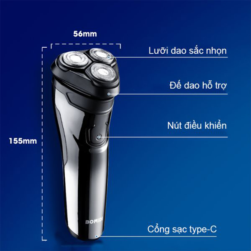 Máy cạo râu Bomidi M3 - Hàng chính hãng