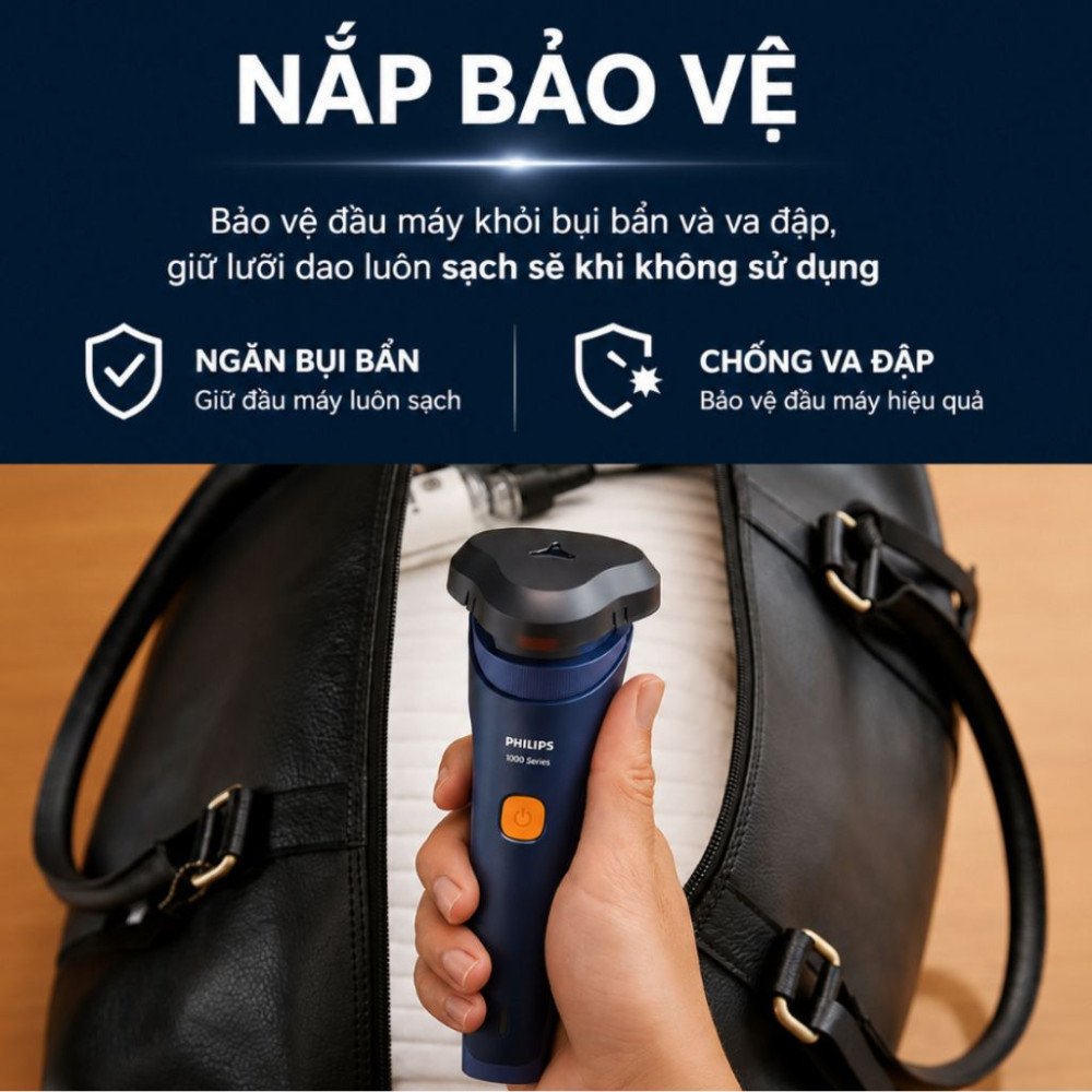 Máy cạo râu khô và ướt Philips S1880/00 - Hàng chính hãng