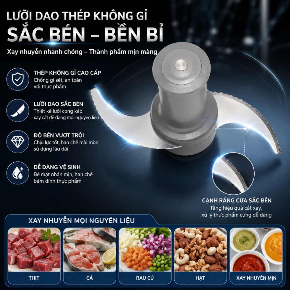 Máy xay cắt trộn thực phẩm để bàn Robot Coupe BLIXER 3 - Hàng chính hãng