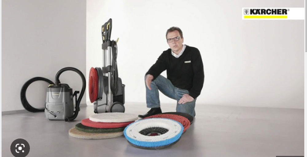 Máy chà sàn đĩa đơn Karcher BDS 43/ Orbital C - Hàng chính hãng
