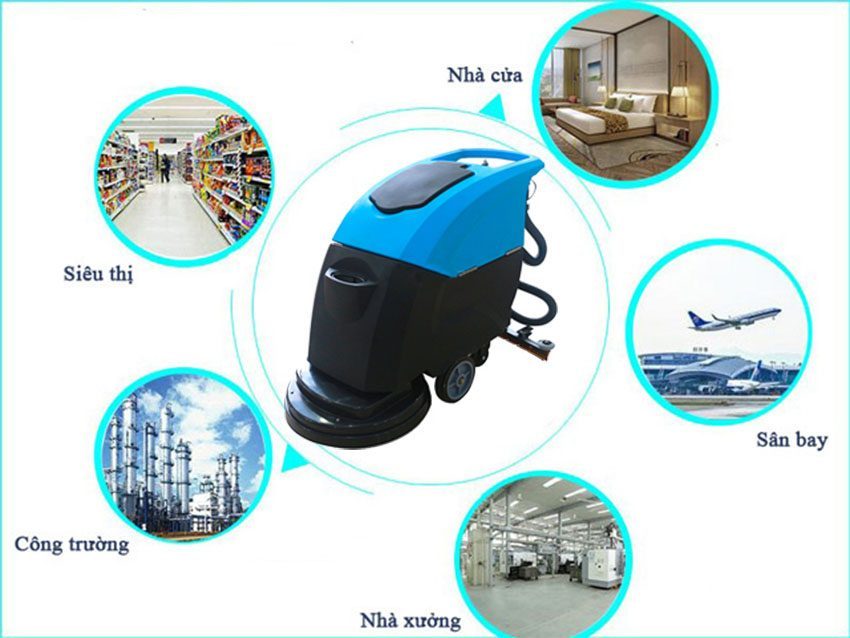 Máy chà sàn liên hợp Supper Clean AS-1050 - Hàng chính hãng