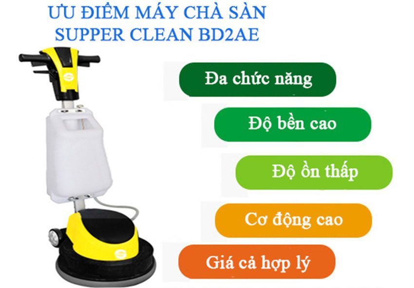 Máy chà sàn tạ Supper Clean BD2AE  - Hàng chính hãng