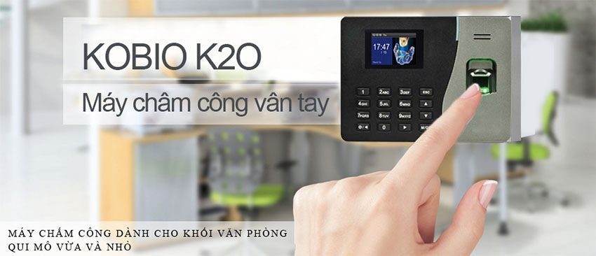 Máy chấm công Kobio K20 - Hàng chính hãng