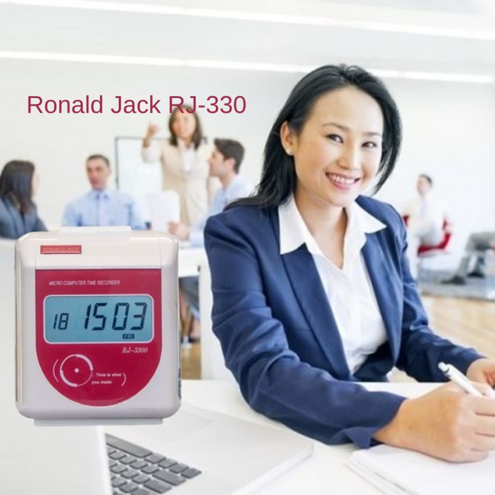 Máy chấm công thẻ giấy Ronald Jack RJ-3300N - Hàng chính hãng