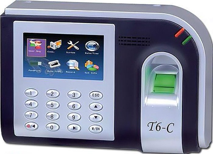 Máy chấm công vân tay và thẻ cảm ứng Ronald Jack T6-C - Hàng chính hãng