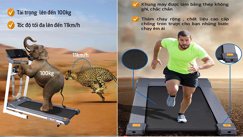Máy chạy bộ Buheung MK-214A - Hàng chính hãng