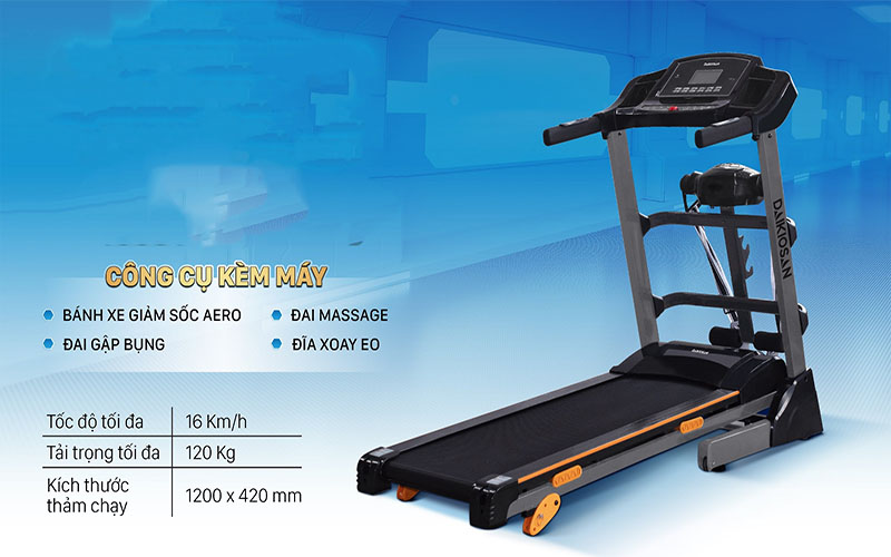 Máy chạy bộ Daikiosan DVCB-00007 - Hàng chính hãng