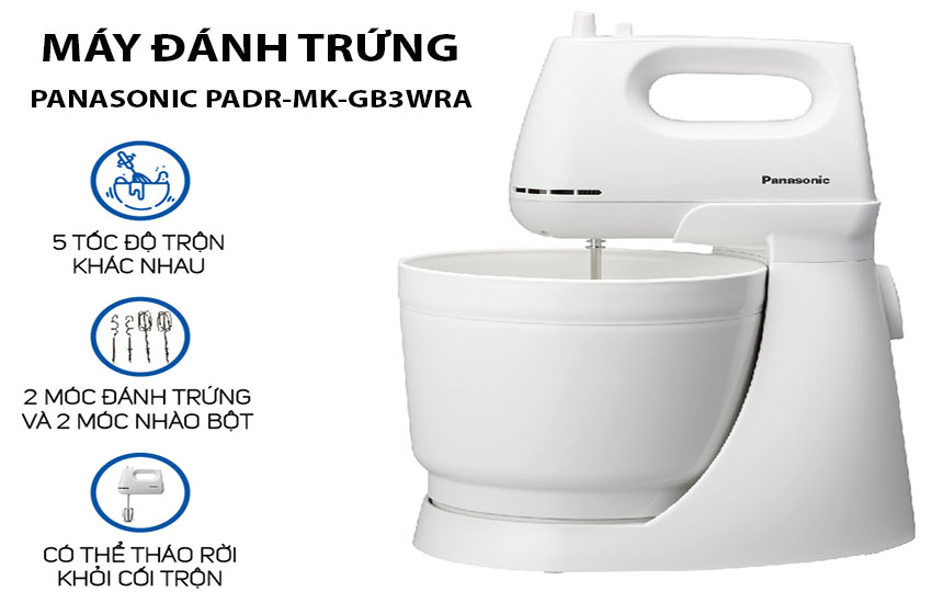 Máy đánh trứng Panasonic PADR-MK-GB3WRA - Hàng chính hãng
