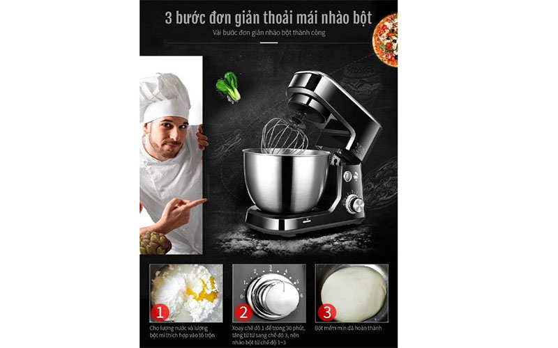 Máy đánh trứng để bàn Stelang SC-209 - Hàng chính hãng
