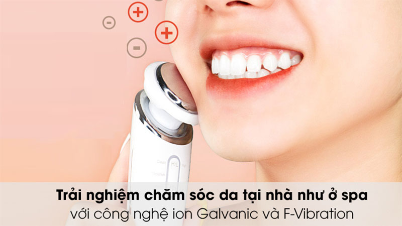Máy massage đẩy tinh chất Halio Ion Cleansing & Moisturizing - Hàng chính hãng