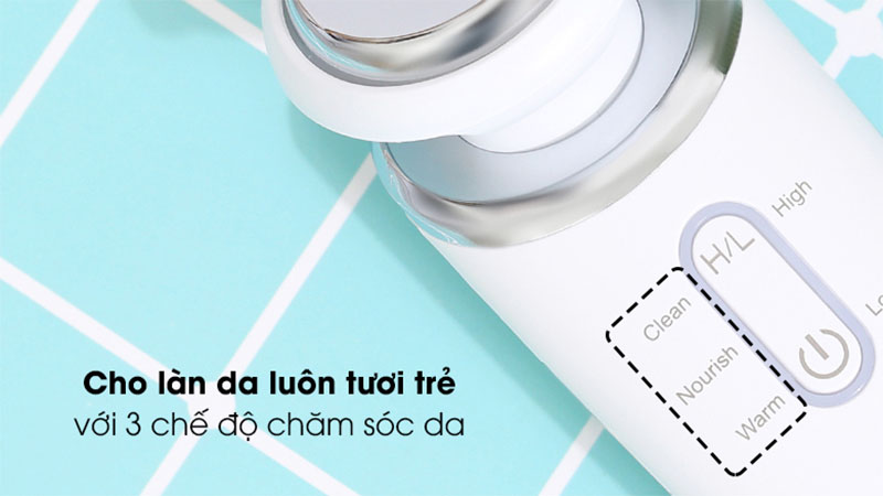 Máy massage đẩy tinh chất Halio Ion Cleansing & Moisturizing - Hàng chính hãng