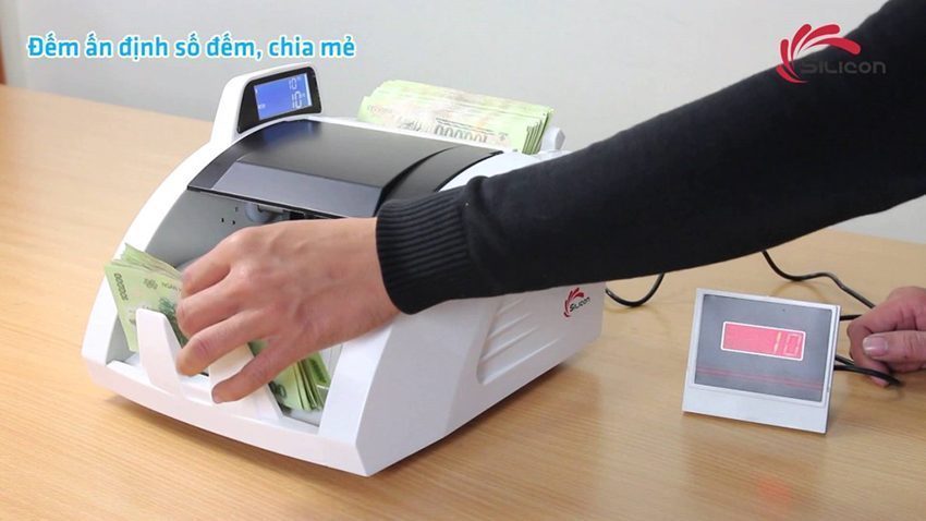 Máy đếm tiền Silicon MC-2350B - Hàng chính hãng