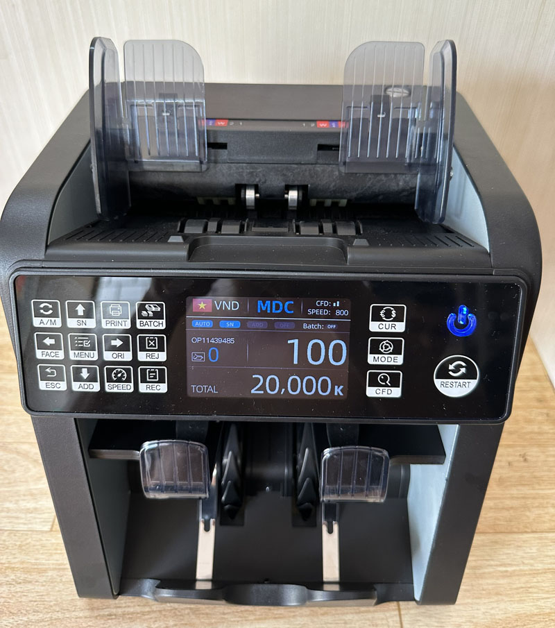 Máy đếm tiền Hoshico T100 - Hàng chính hãng