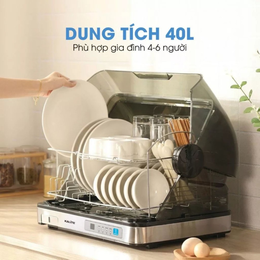 Máy diệt khuẩn bát đĩa Kalite Crystal Dry - Hàng chính hãng