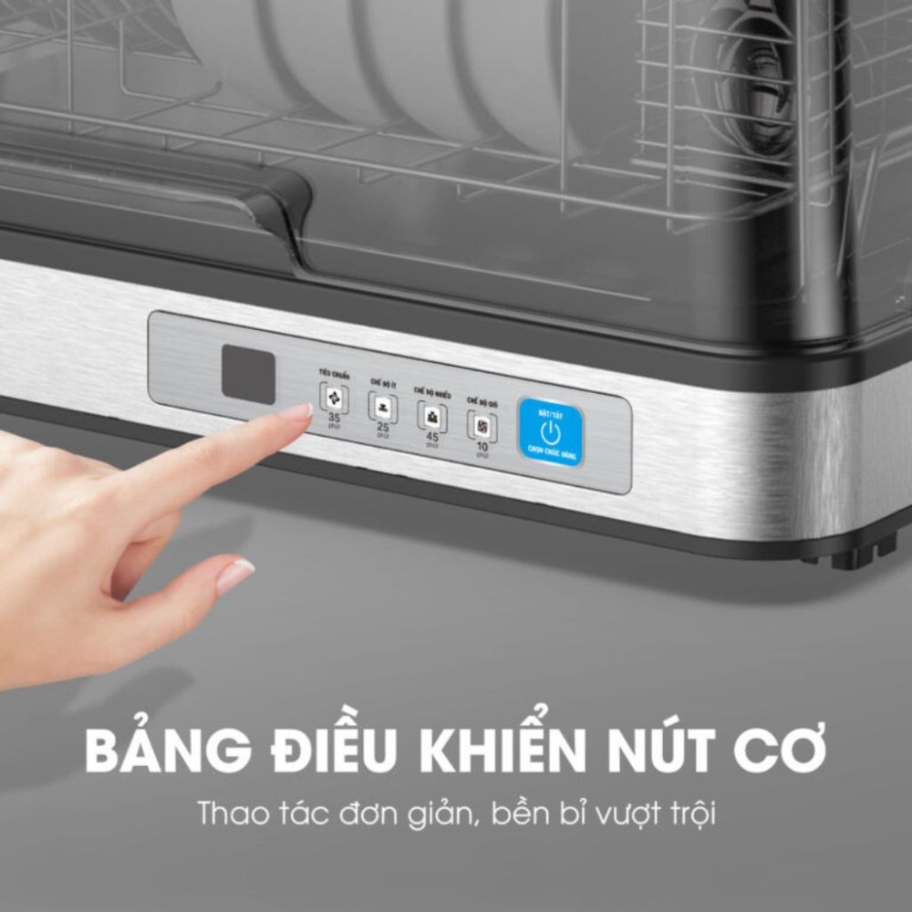 Máy diệt khuẩn bát đĩa Kalite Crystal Dry - Hàng chính hãng