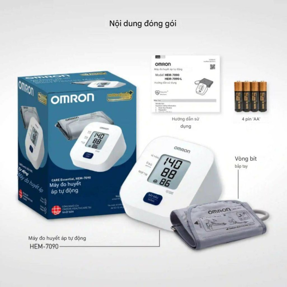 Máy đo huyết áp Omron EZ Super Lite HEM-7090 - Hàng chính hãng