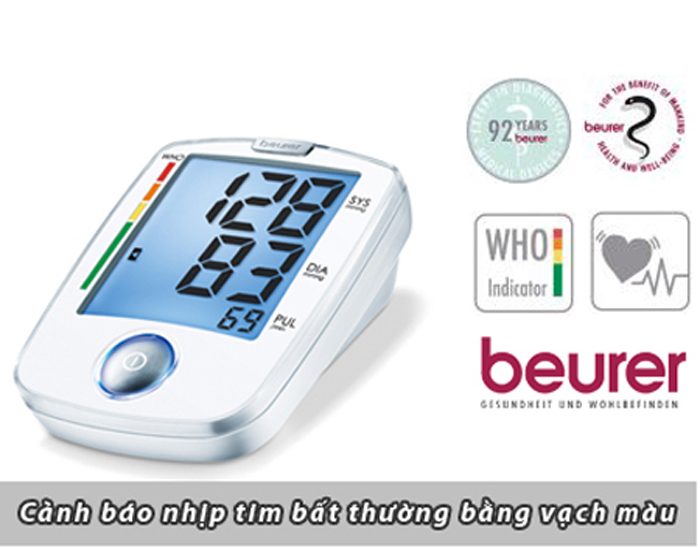 Máy đo huyết áp bắp tay Beurer BM44 - Hàng chính hãng