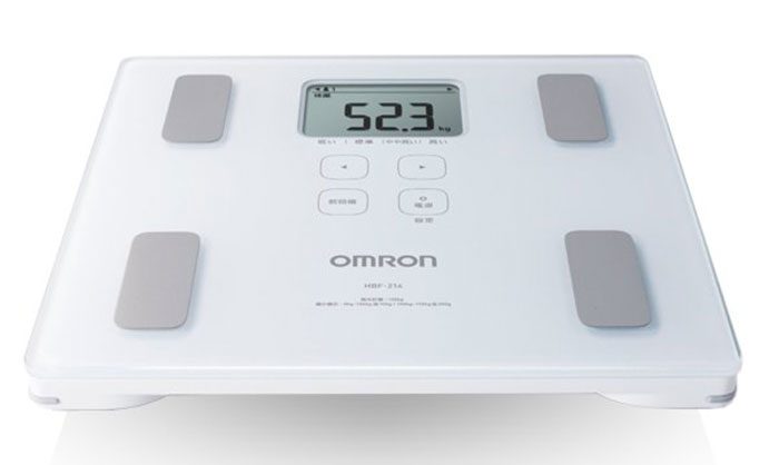 Máy đo lượng mỡ cơ thể Omron HBF-214 - Hàng chính hãng