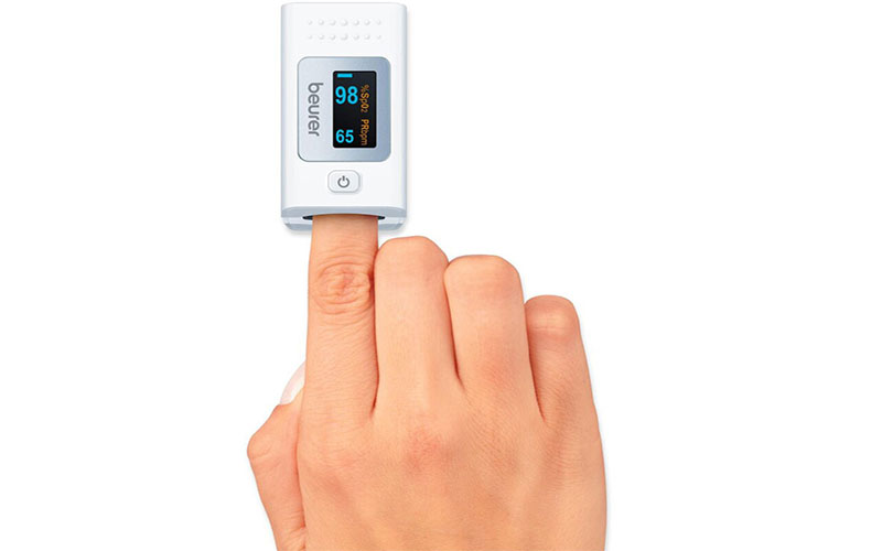 Máy đo nồng độ oxy trong máu và nhịp tim Beurer PO35 - Hàng chính hãng
