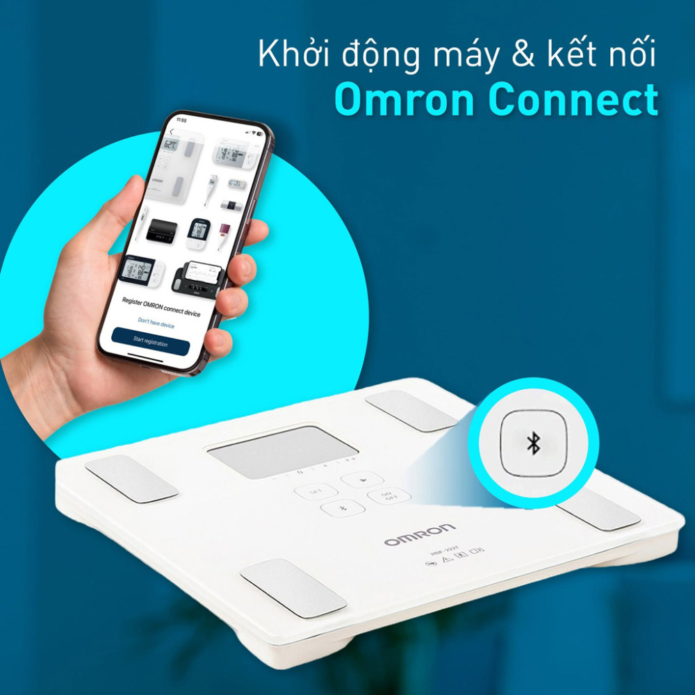Máy đo thành phần cơ thể Omron HBF-222T - Hàng chính hãng