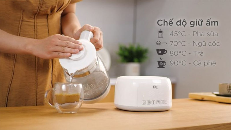 Máy đun và hâm nước pha sữa QUICK 12 Fatzbaby FB3503HB - Hàng chính hãng