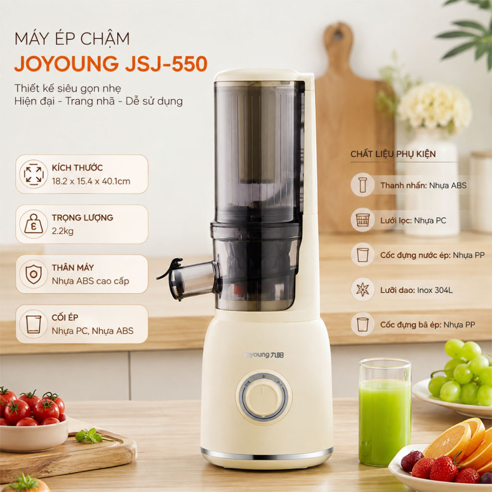 Máy ép chậm Joyoung JSJ-550 - Hàng chính hãng