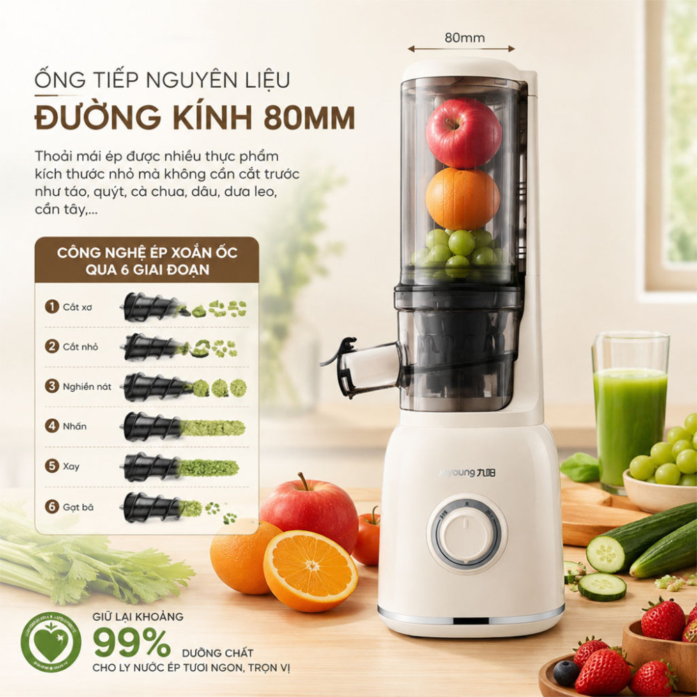 Máy ép chậm Joyoung JSJ-550 - Hàng chính hãng